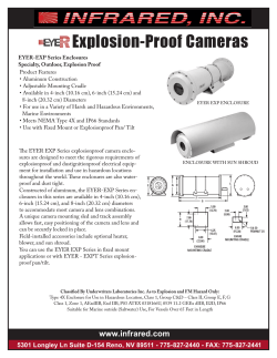 to the EyeR EXP Explosion Proof Series