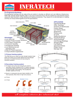 A complete solution for industrial shed