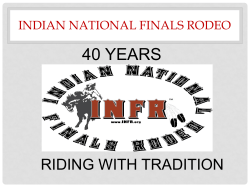 President Meeting PDF - Indian National Finals Rodeo