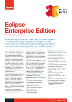 Eclipse Enterprise Edition