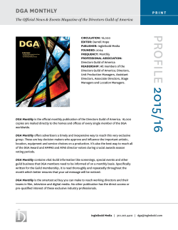 DGA Monthly - Ingle Dodd Media