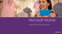 the Microsoft Mobile Reseller guide