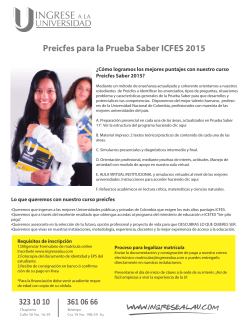Preicfes para la Prueba Saber ICFES 2015