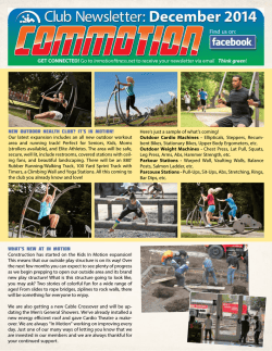 what`s new at in motion Construction has started on the Kids In