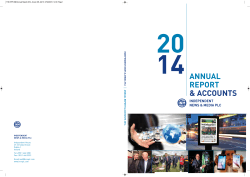 INM PLC 2014 Annual Report