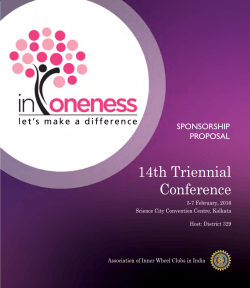 14th Triennial Conference - Association of Inner Wheel Clubs in India