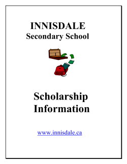 Scholarship Information