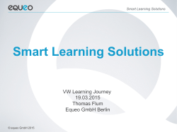 Smart Learning Solutions - Innovation Evangelists