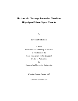 Electrostatic Discharge Protection Circuit for High