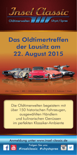 Insel Classic Oldtimerwelten Uhyst/Spree 22.08.2015
