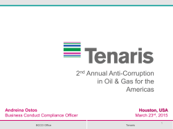 2nd Annual Anti-Corruption in Oil & Gas for the