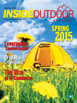 SPRING SPRING - InsideOutdoor Magazine