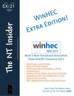 The NT Insider May-June 2014