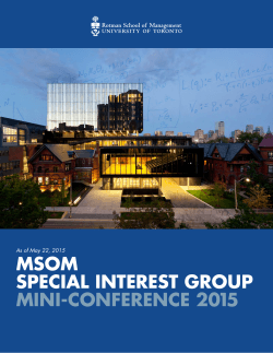 SIG Conference Program â PDF