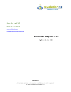 Marco Device Integration Guide