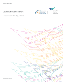 Catholic Health Partners - Center for Creative Leadership