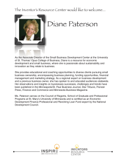 Diane Paterson - INSPIRE