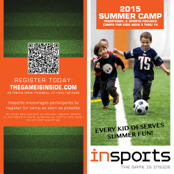 the 2015 Summer Camp Brochure