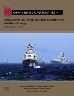 China Moves Out - Institute for National Strategic Studies