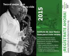 Â¡REGÃSTR ATE AHOR A! - Instituto de Jazz TÃ³nica