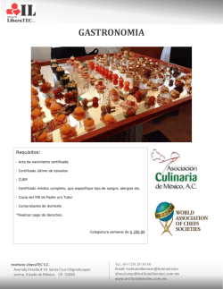 GASTRONOMIA - Instituto LiberaTEC