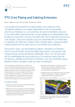 PTC CreoÂ® Piping and Cabling Extension