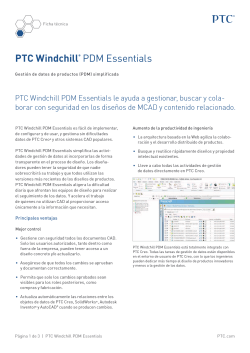 PTC WindchillÂ® PDM Essentials