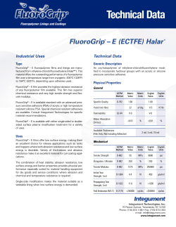 ectfe - Integument Technologies, Inc.