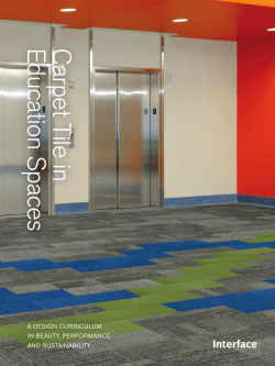 Carpet Tile inEducation Spaces