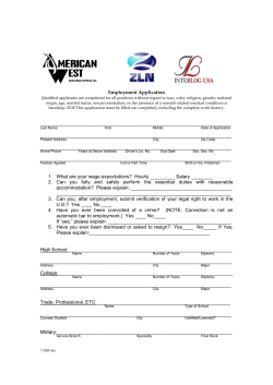 apply now! - Interlog USA, Inc.