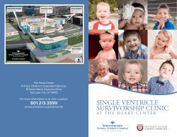 single ventricle survivorship clinic