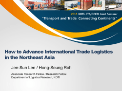 Korea-China - International Transport Forum