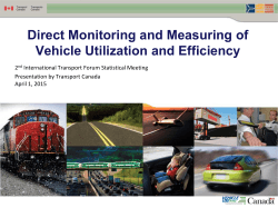 Direct Monitoring and Measuring of Vehicle Utilization and