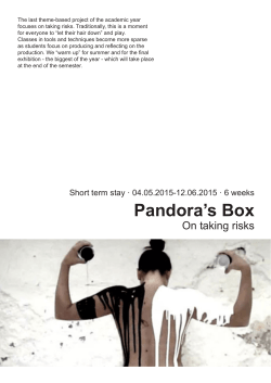 Pandora`s Box - International Workshop
