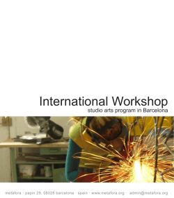 PDF leaflet - International Workshop