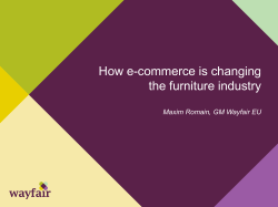 How e-commerce is changing the furniture industry