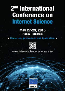 2nd International Conference on Internet Science