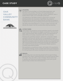 OAK VALLEY COMMUNITY BANK