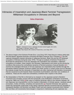 Intersections: Intimacies of Imperialism and Japanese