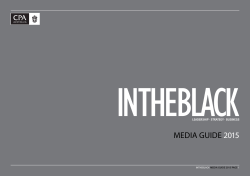 media kit - INTHEBLACK