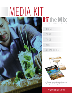 Media kit - in the Mix Magazine