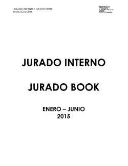 JURADO INTERNO JURADO BOOK - Intranet