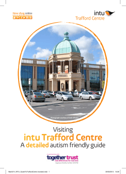 the intu Trafford Centre Autism Friendly