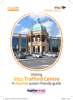 the intu Trafford Centre Autism Friendly