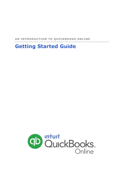 QuickBooks Online Getting Started Guide - Select Country