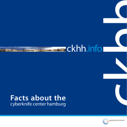 Facts about the cyberknife center hamburg