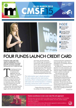 CMSF15 - Investment Magazine