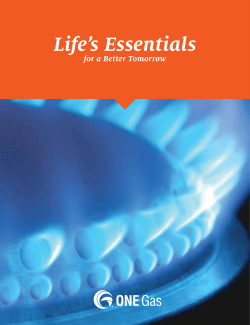 Life`s Essentials - ONE Gas