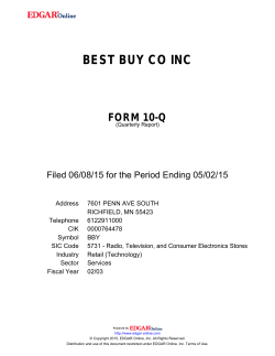 10-Q  - Best Buy Co., Inc.
