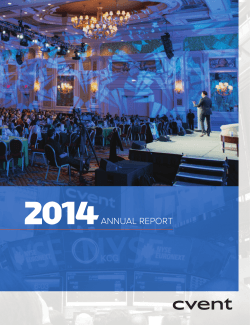 Annual Report 2014 - Investors